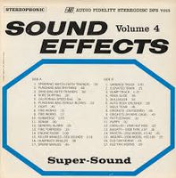 Sound Effects, Volume 4